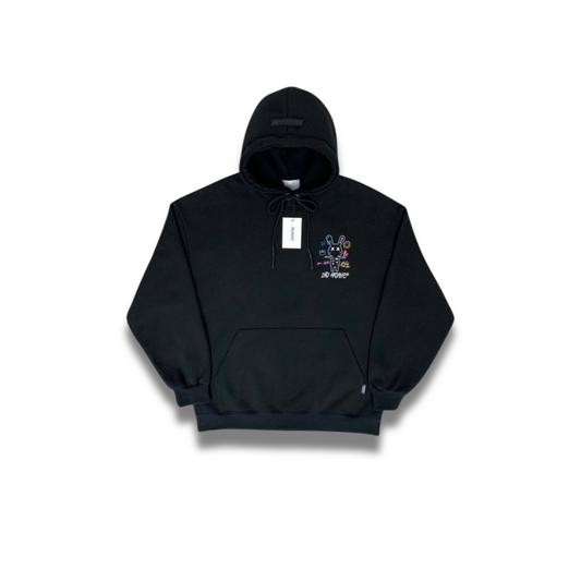 [第 2 档案] 涂鸦兔子苏格兰连帽衫图案印花 (SAB10)