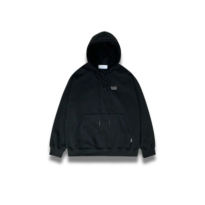 [2nd Archive] Logo Lace-Up Hoodie *Set sale available (SAB276)