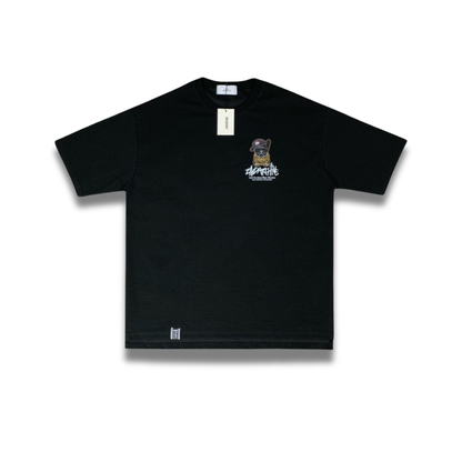 [2nd Archive]カモフラージュ柄フード付きブルドッグTシャツ(SAB224)