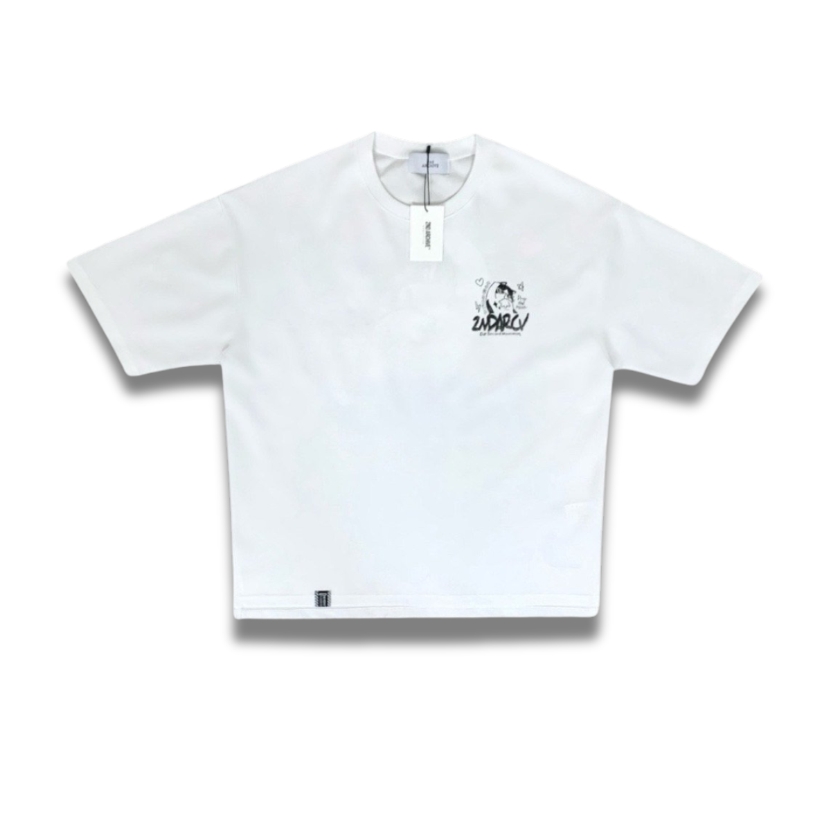 ユニセックス対応の個性派キャラTシャツ、韓国トレンドファッション