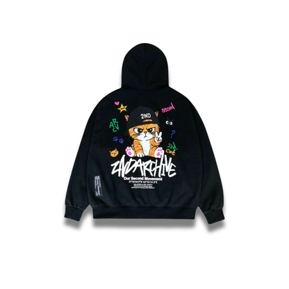 [2nd Archive]クールなトラ猫柄のジップアップパーカー※セット販売あり(SAB269)
