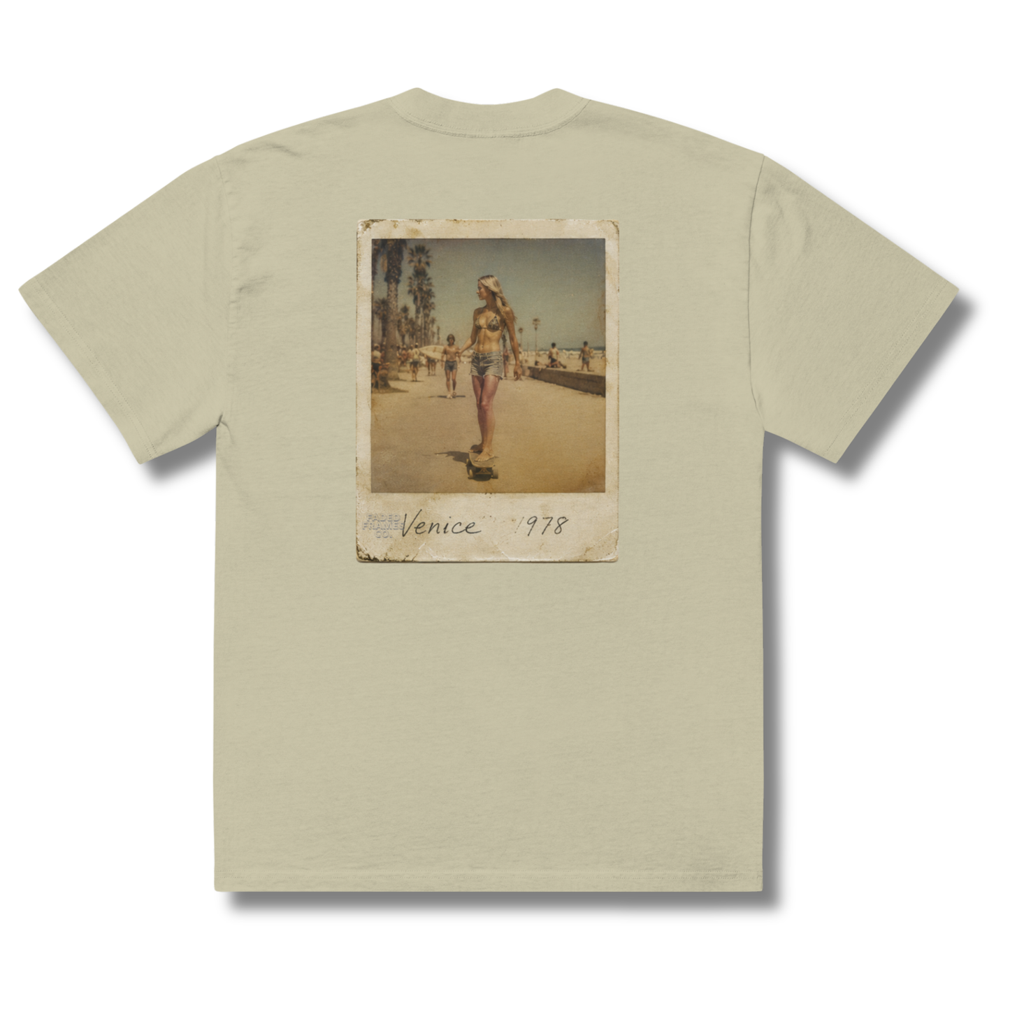[Faded Frames Co.] カリフォルニア ヴィンテージ ガール Tシャツ (138)