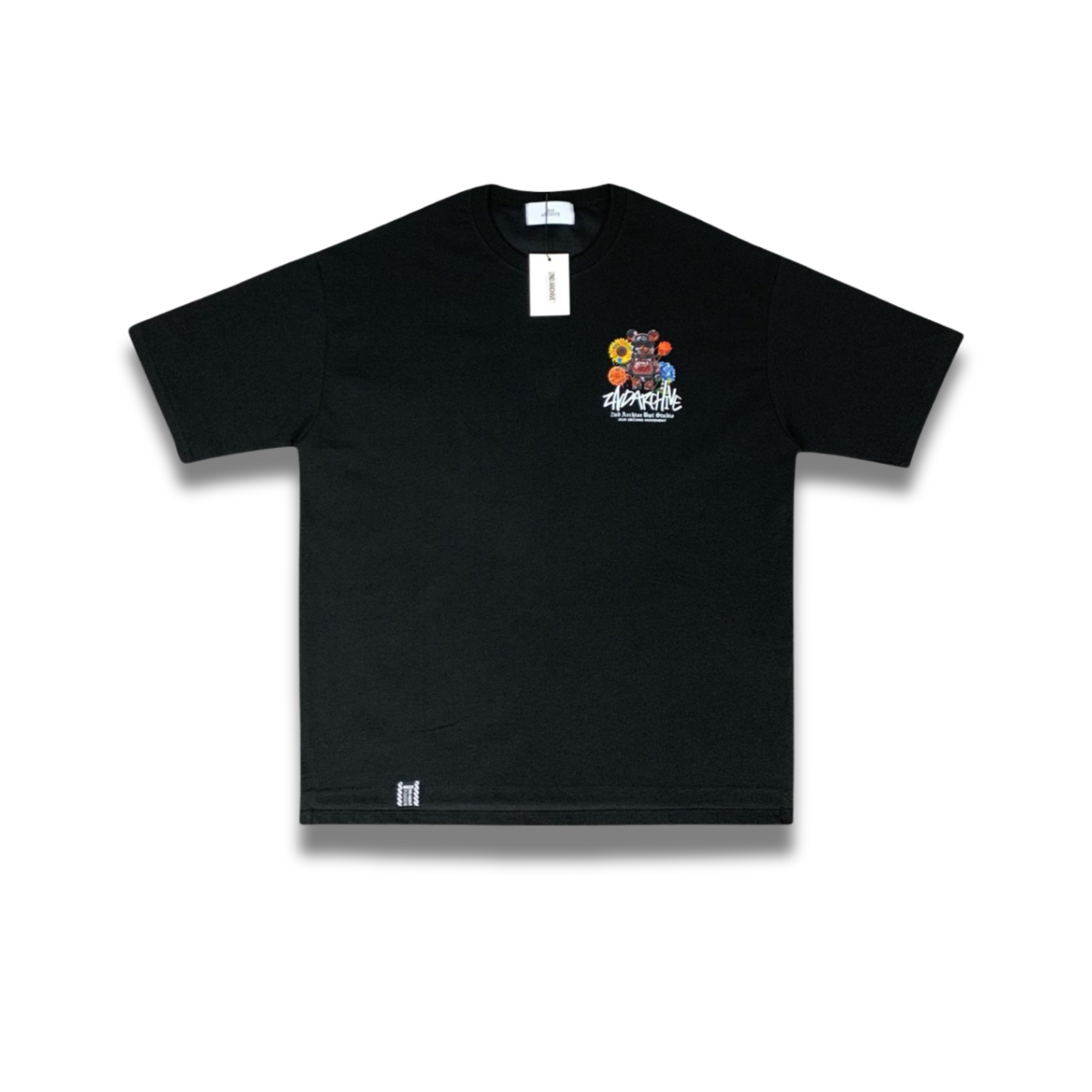 [2nd Archive]黒いバラのテディベアTシャツ(SAB236)