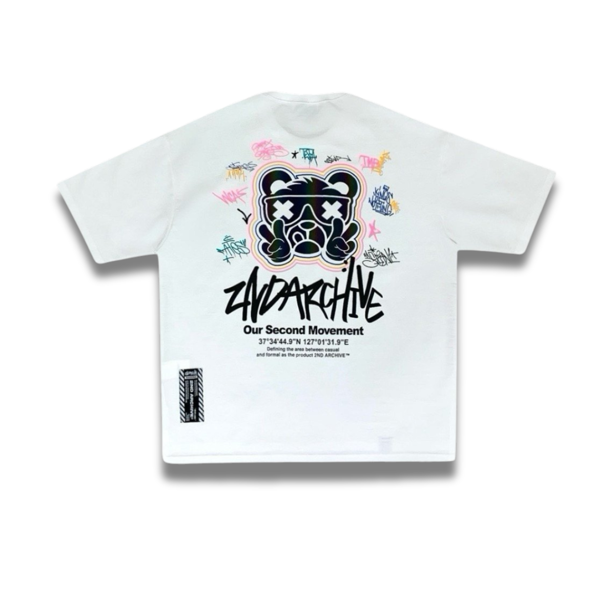 [2nd Archive]ピースベア反射Tシャツ(SAB126)