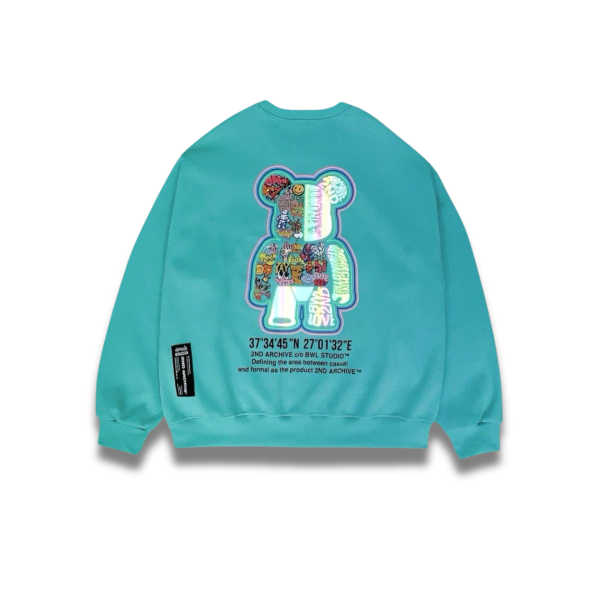 柔らかいシアー素材の風合いが分かる生地アップ画像