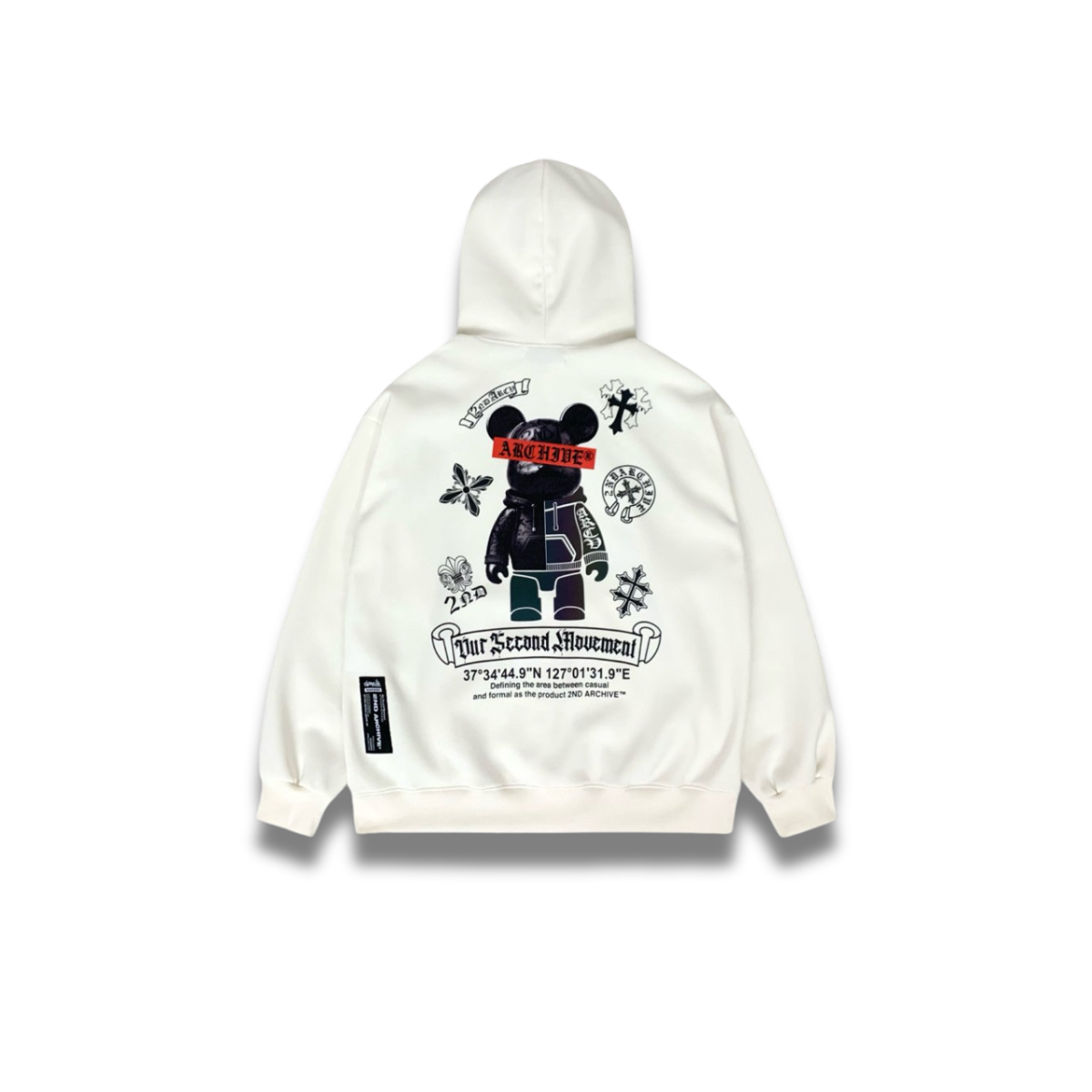 [2nd Archive]赤いテープのテディベアパーカー※セット販売あり(SAB275)