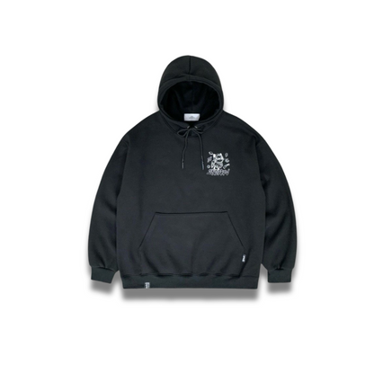 クレヨンで描いたような線が特徴のロケットキャットプリントの前面カット