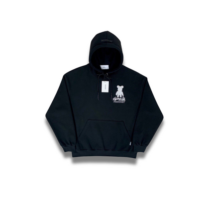 韓国製2nd Archiveのベアグラフィックパーカ。