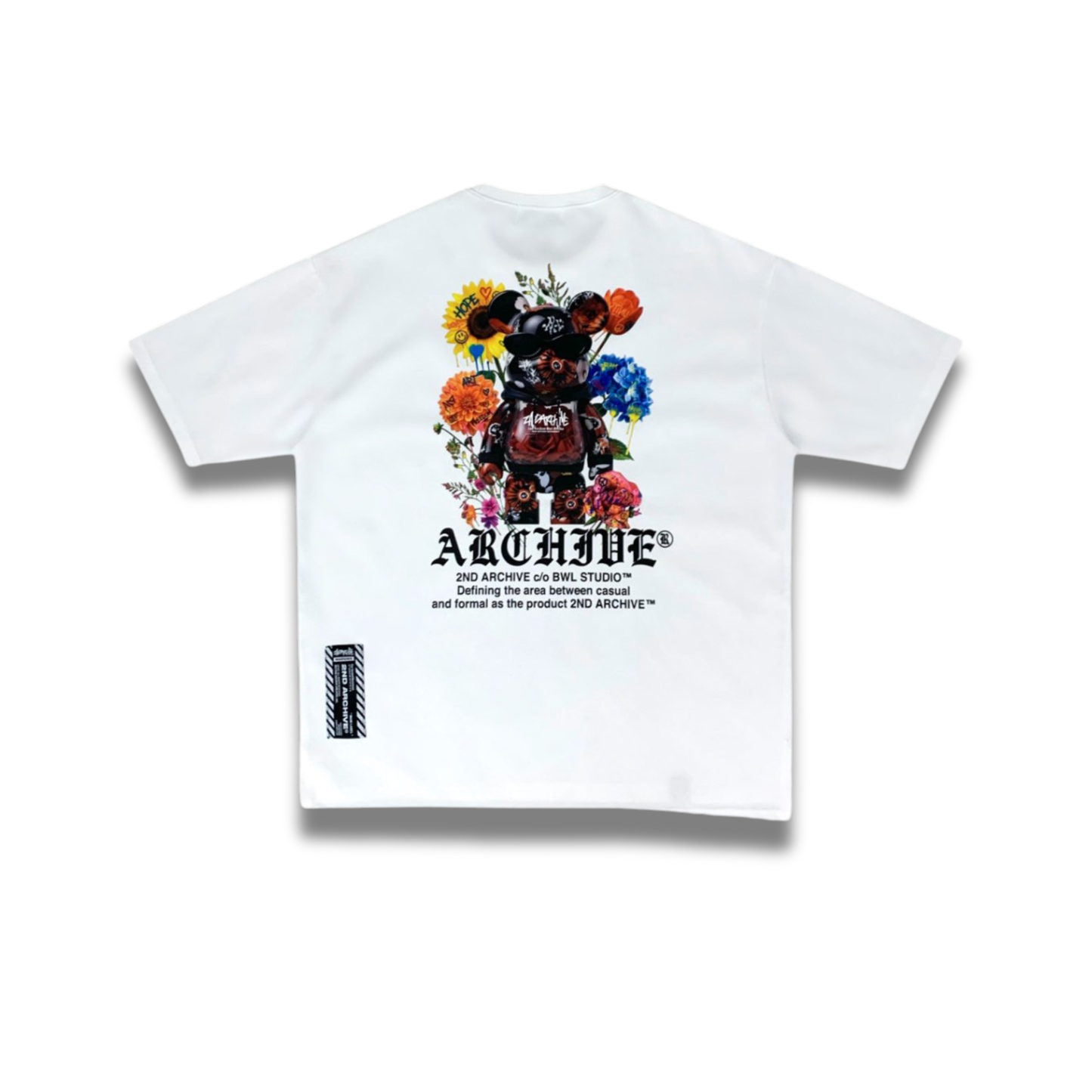 [2nd Archive]黒いバラのテディベアTシャツ(SAB236)