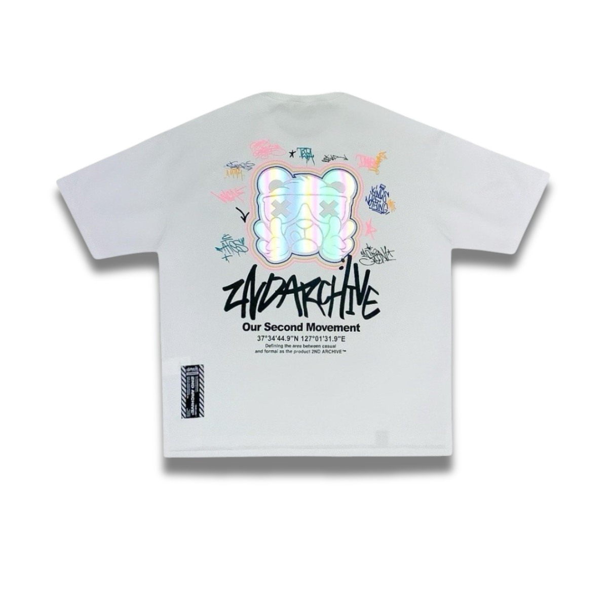 [2nd Archive]ピースベア反射Tシャツ(SAB126)