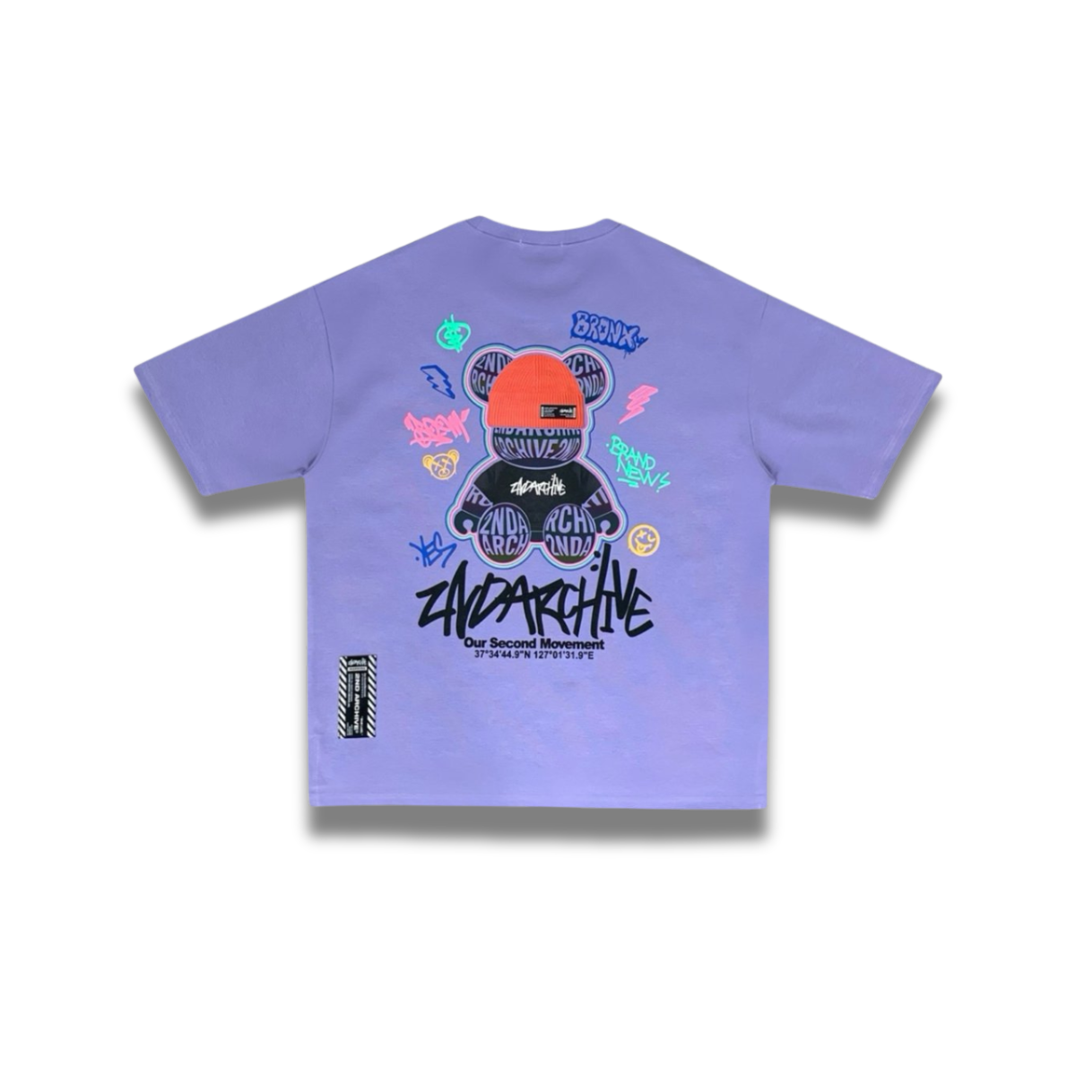 [2nd Archive]ラベルビーニーベアTシャツ(SAB119)