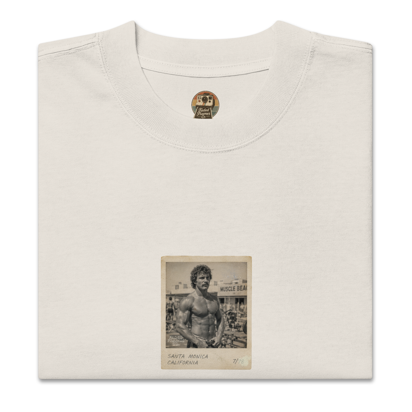 [Faded Frames Co.] ヴィンテージ マッスルビーチ Tシャツ (114)