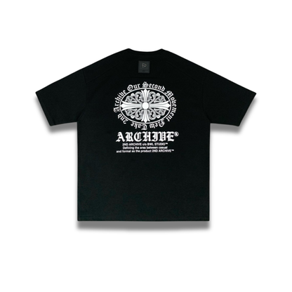 [2nd Archive]革パッチ付き十字架Tシャツ(SAB237)