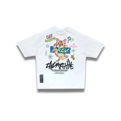 [2nd Archive] Cute Crayon Cat T-shirt (SAB127)