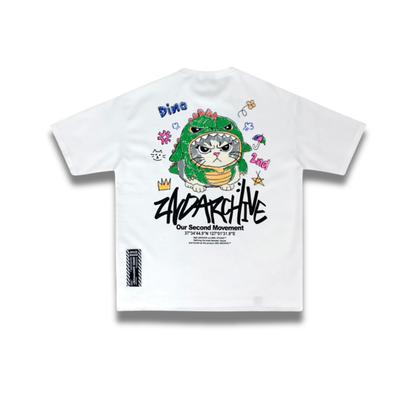[2nd Archive]恐竜猫Tシャツ(SAB221)