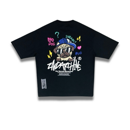 [2nd Archive]新しいパグクレヨンTシャツ(SAB145)