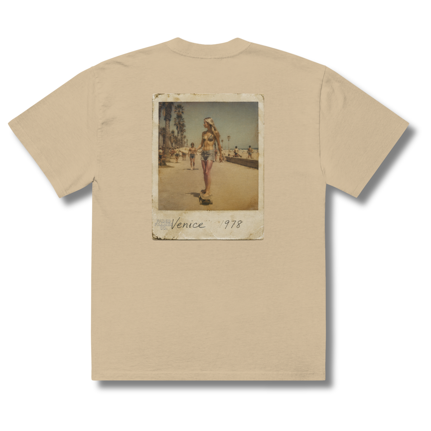 [Faded Frames Co.] カリフォルニア ヴィンテージ ガール Tシャツ (138)