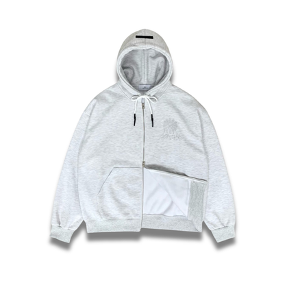 フードを上げた状態で見えるスマイルフラワーのバランスが分かる写真