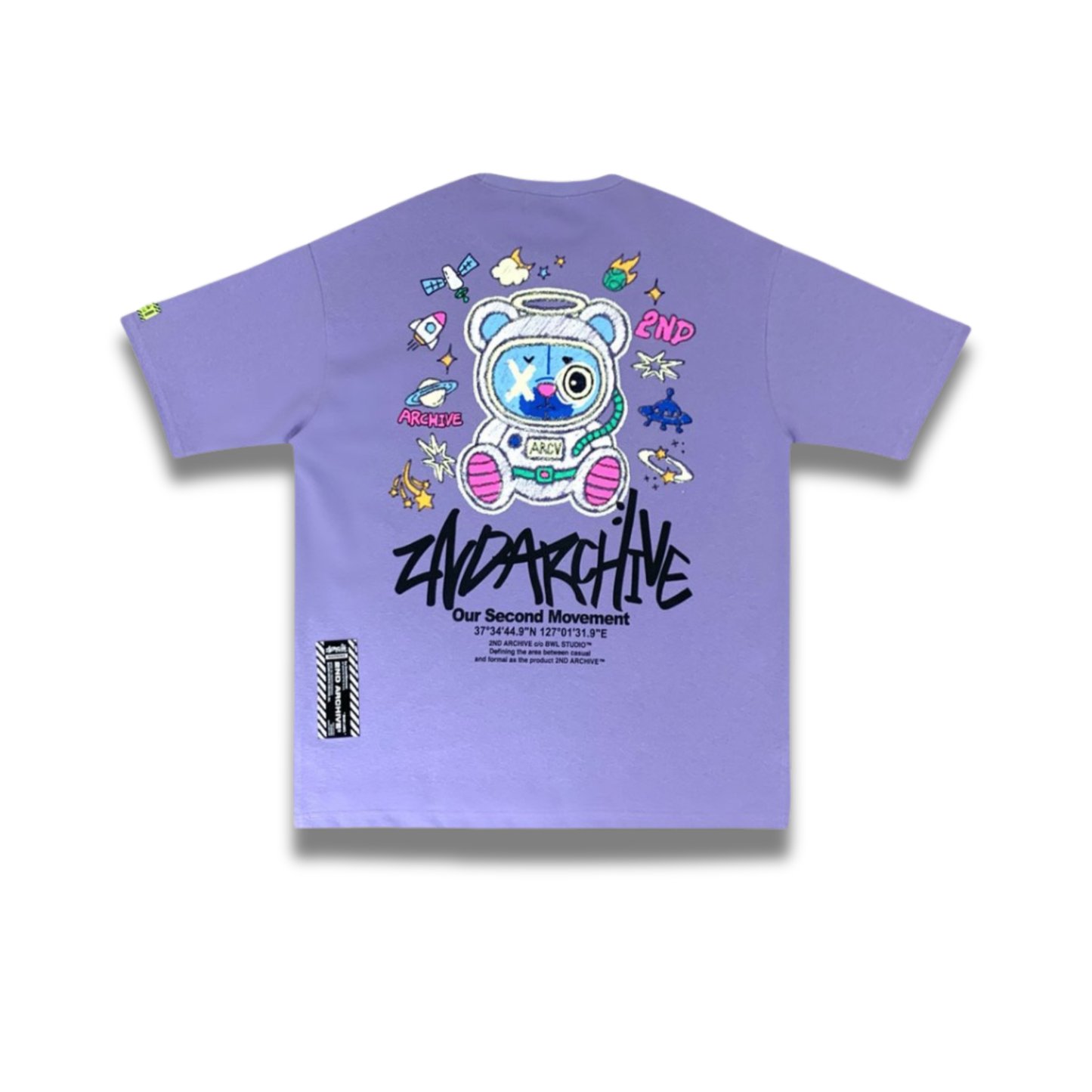 [2nd Archive]光る宇宙クマTシャツ(SAB212)