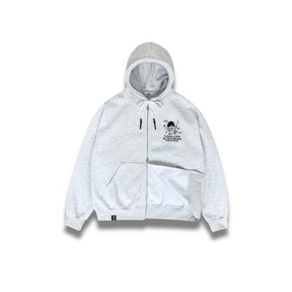 生地の柔らかい風合いが分かるスウェット素材のアップ画像