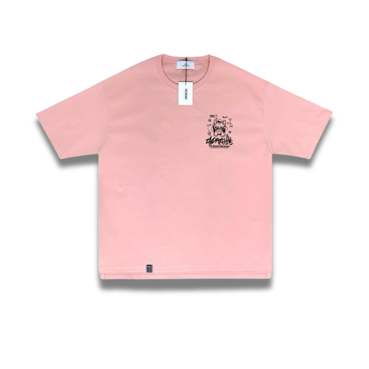 [2nd Archive]サークルロゴのクールな猫のTシャツ(SAB117)