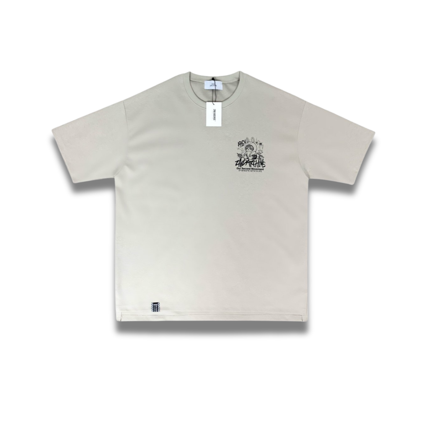 [2nd Archive]不機嫌そうな猫のスケッチTシャツ(SAB245)