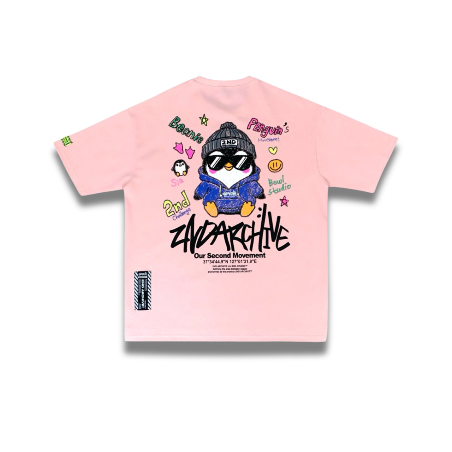 [2nd Archive]クレヨンペンギンTシャツ(SAB225)