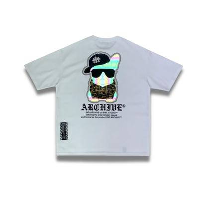 [2nd Archive]カモフラージュ柄フード付きブルドッグTシャツ(SAB224)