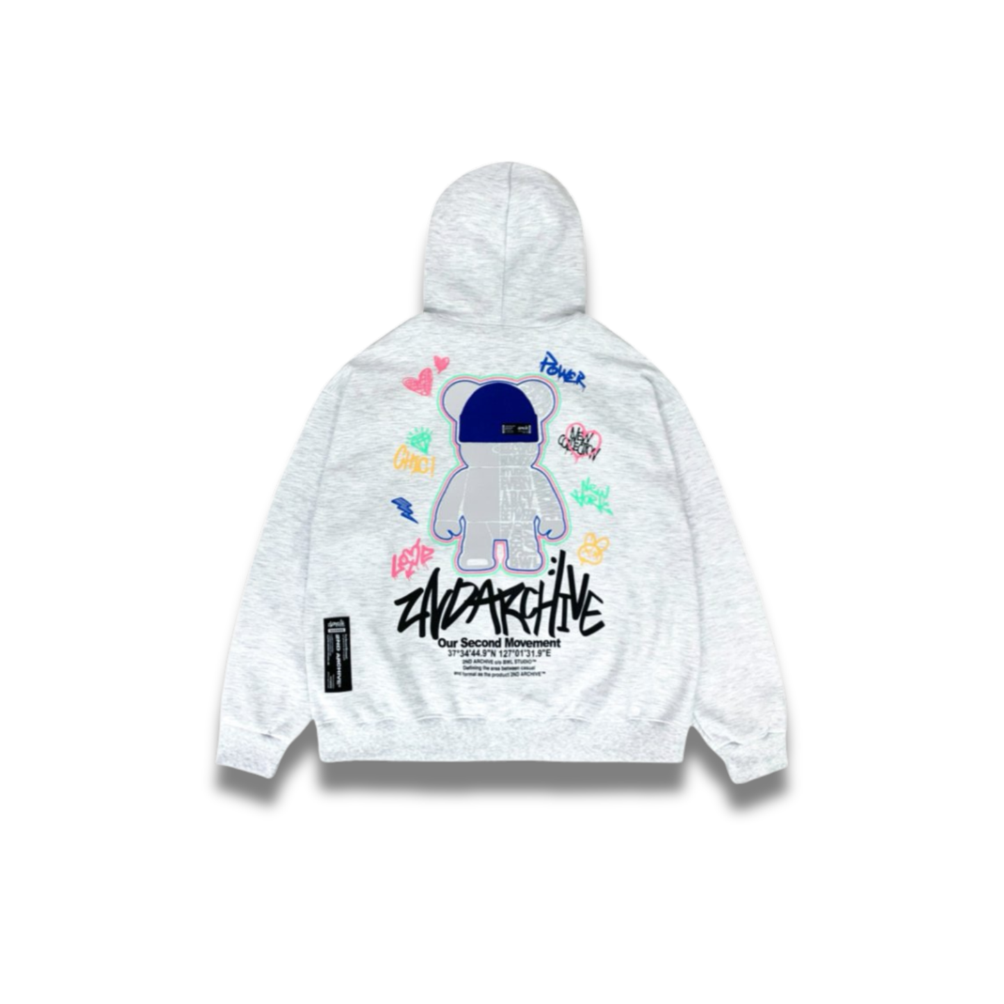 [2nd Archive]ブルービーニーベアパーカー※セット販売あり(SAB216)