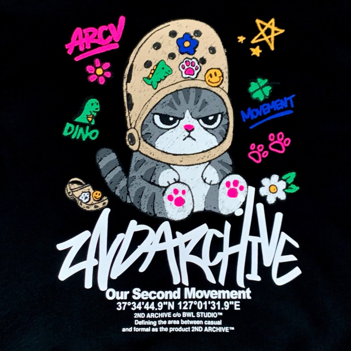 [2nd Archive]不機嫌そうな猫のパーカー※セット販売あり(SAB283)
