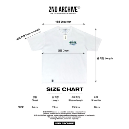 [2nd Archive]波のサインのロゴTシャツ(SAB250)