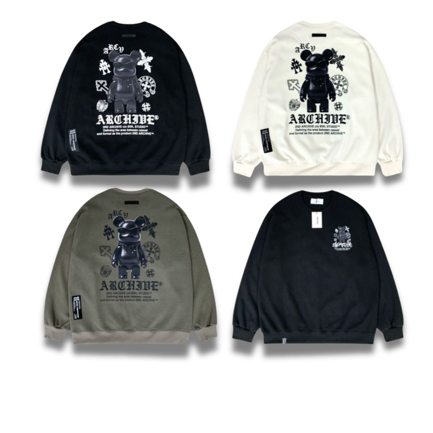 [2nd Archive]ブラッククロスベアスウェット(SAB219)