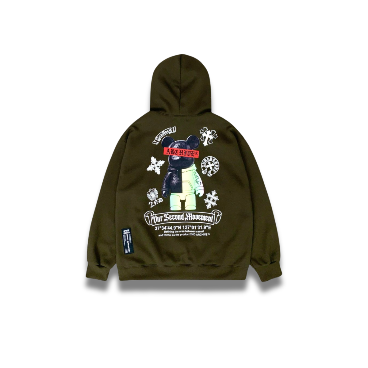 [2nd Archive]赤いテープのテディベアパーカー※セット販売あり(SAB275)