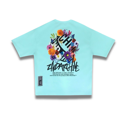 [2nd Archive]フラワーガーデンプリントTシャツ(SAB128)