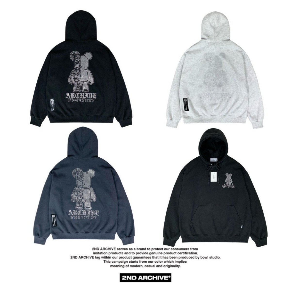 胸元のスタッズ部分がわかるクローズアップカット