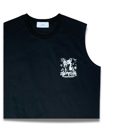[2nd Archive] Corgi Dove Sleeveless T-shirt (SAB115)
