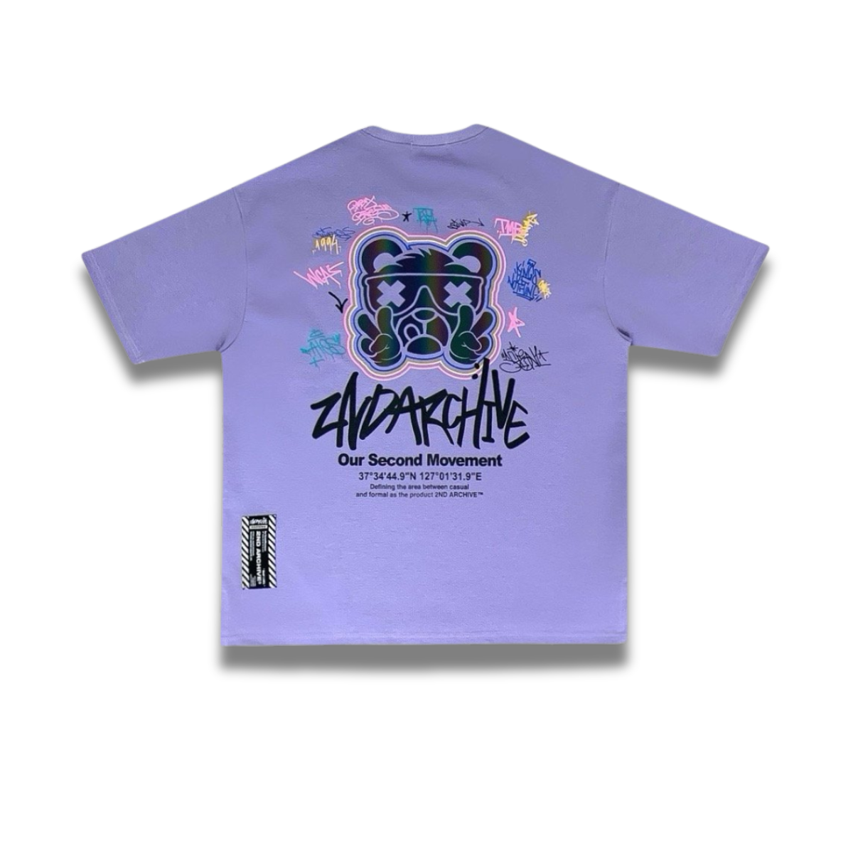 [2nd Archive]ピースベア反射Tシャツ(SAB126)