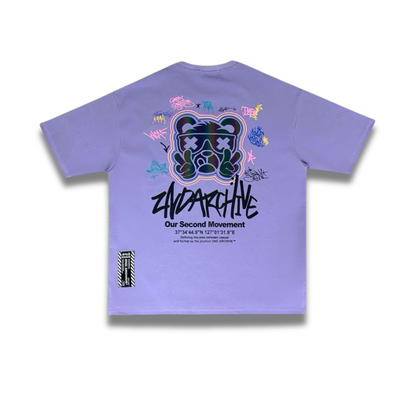 [2nd Archive]ピースベア反射Tシャツ(SAB126)