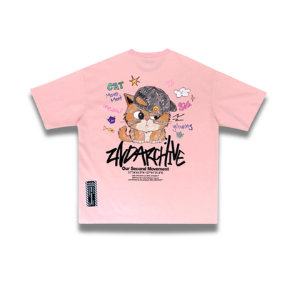 [2nd Archive]ボールキャップキャットTシャツ(SAB214)