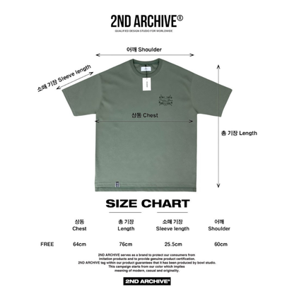 [2nd Archive]クラシックフレームロゴTシャツ(SAB254)