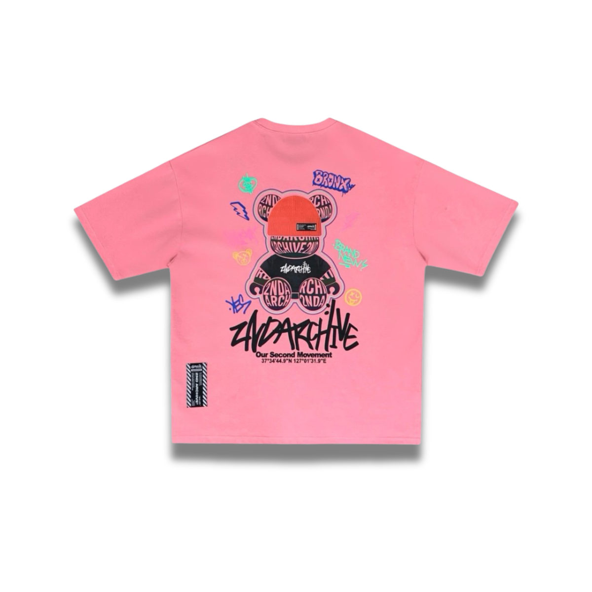 [2nd Archive]ラベルビーニーベアTシャツ(SAB119)