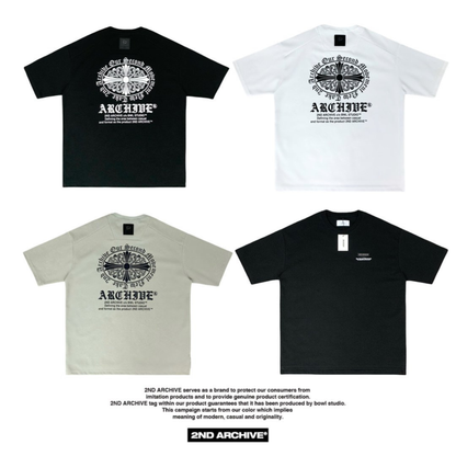 [2nd Archive]革パッチ付き十字架Tシャツ(SAB237)