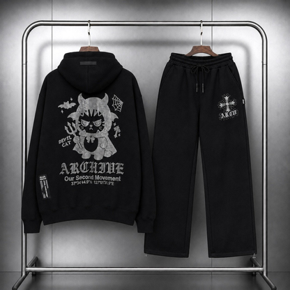 [2nd Archive]スタッズ付きデビルキャットパーカー※セット販売あり(SAB266)