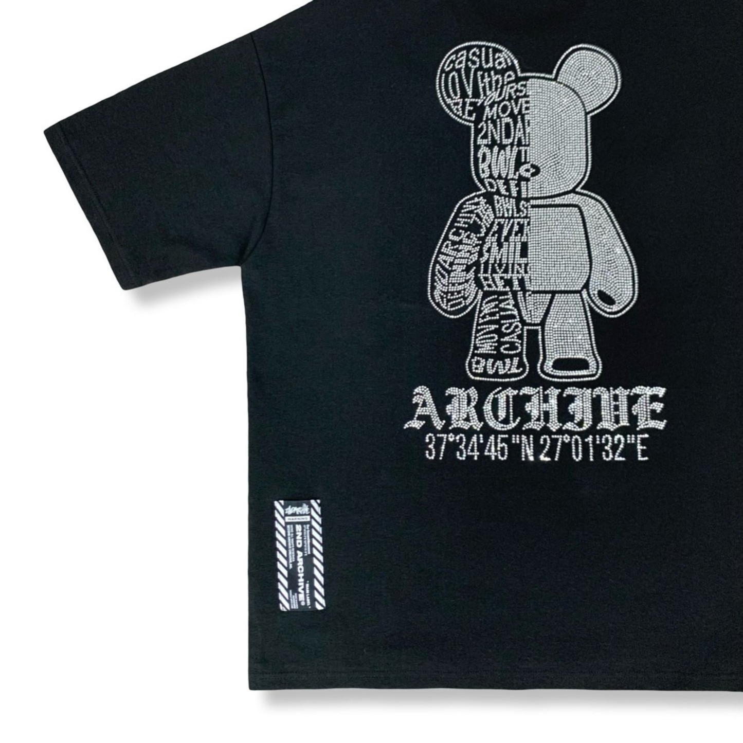 [2nd Archive]スタッズ付きハーフベアTシャツ(SAB222)