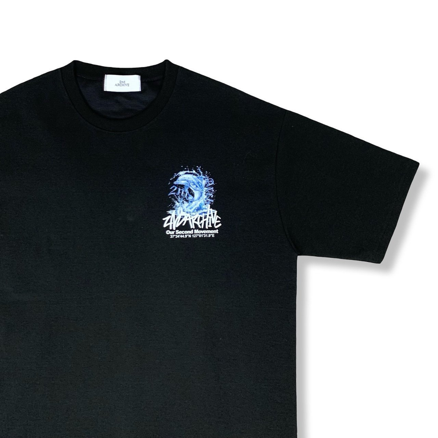 [2nd Archive]イルカの波Tシャツ(SAB239)