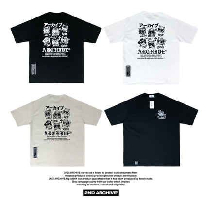[2nd Archive] スケッチキャットTシャツ(SAB244)