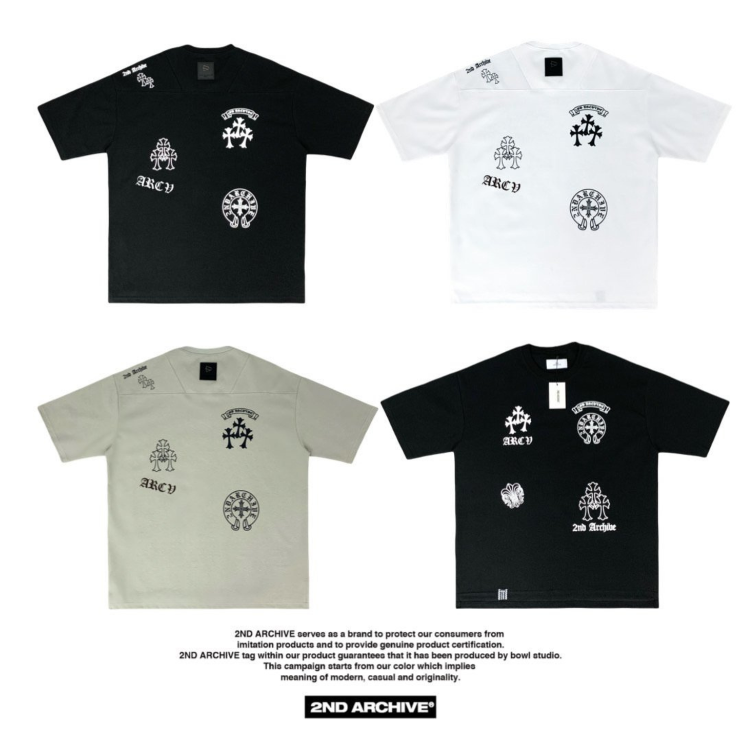 [2nd Archive] ゴシッククロスTシャツ(SAB240)