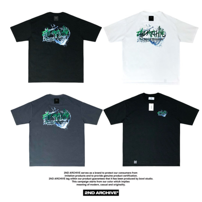 [2nd Archive]波のサインのロゴTシャツ(SAB250)