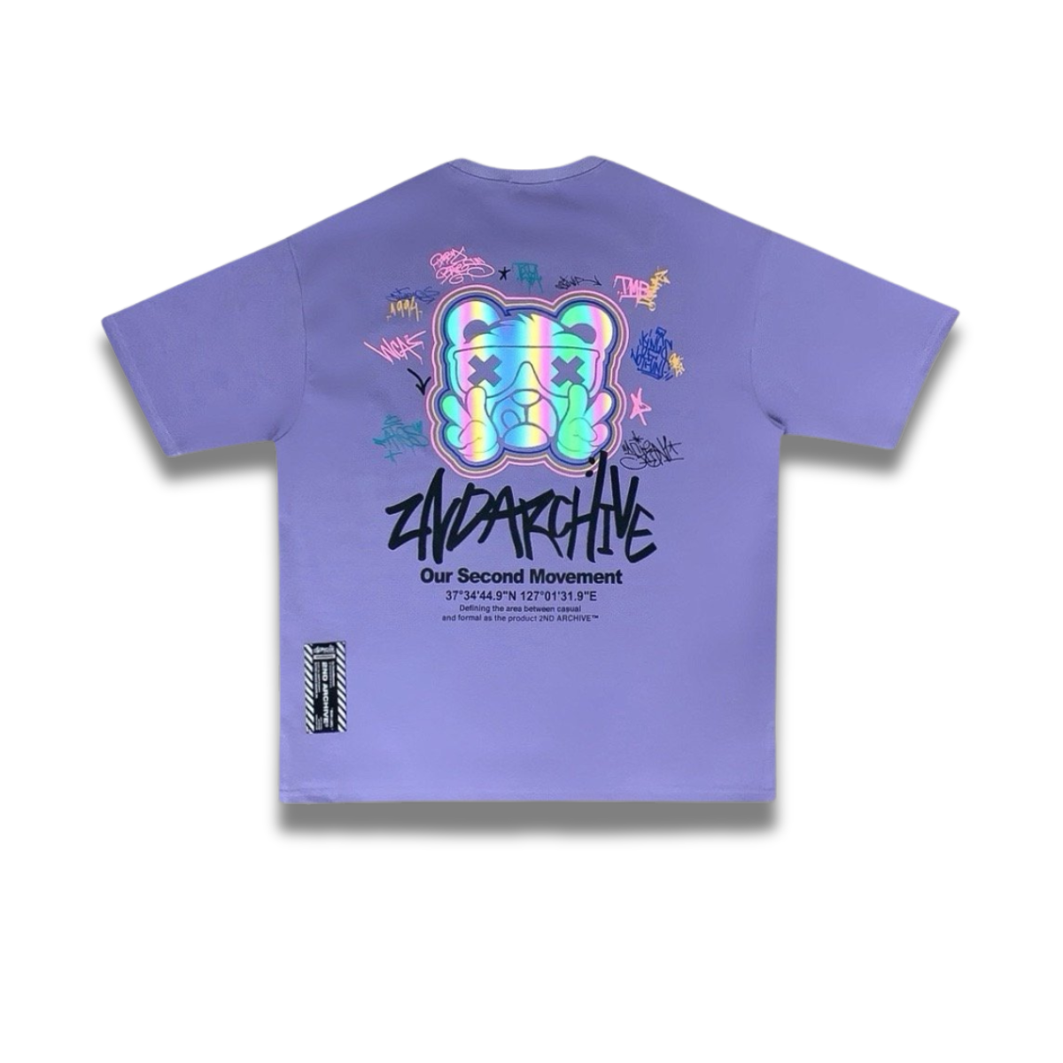 [2nd Archive]ピースベア反射Tシャツ(SAB126)