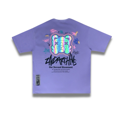 [2nd Archive]ピースベア反射Tシャツ(SAB126)